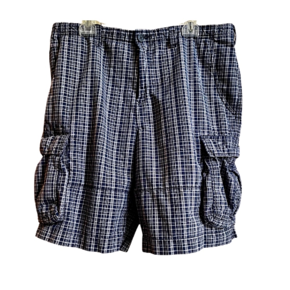 Tommy Hilfiger Plaid Cargo Shorts - Size 38